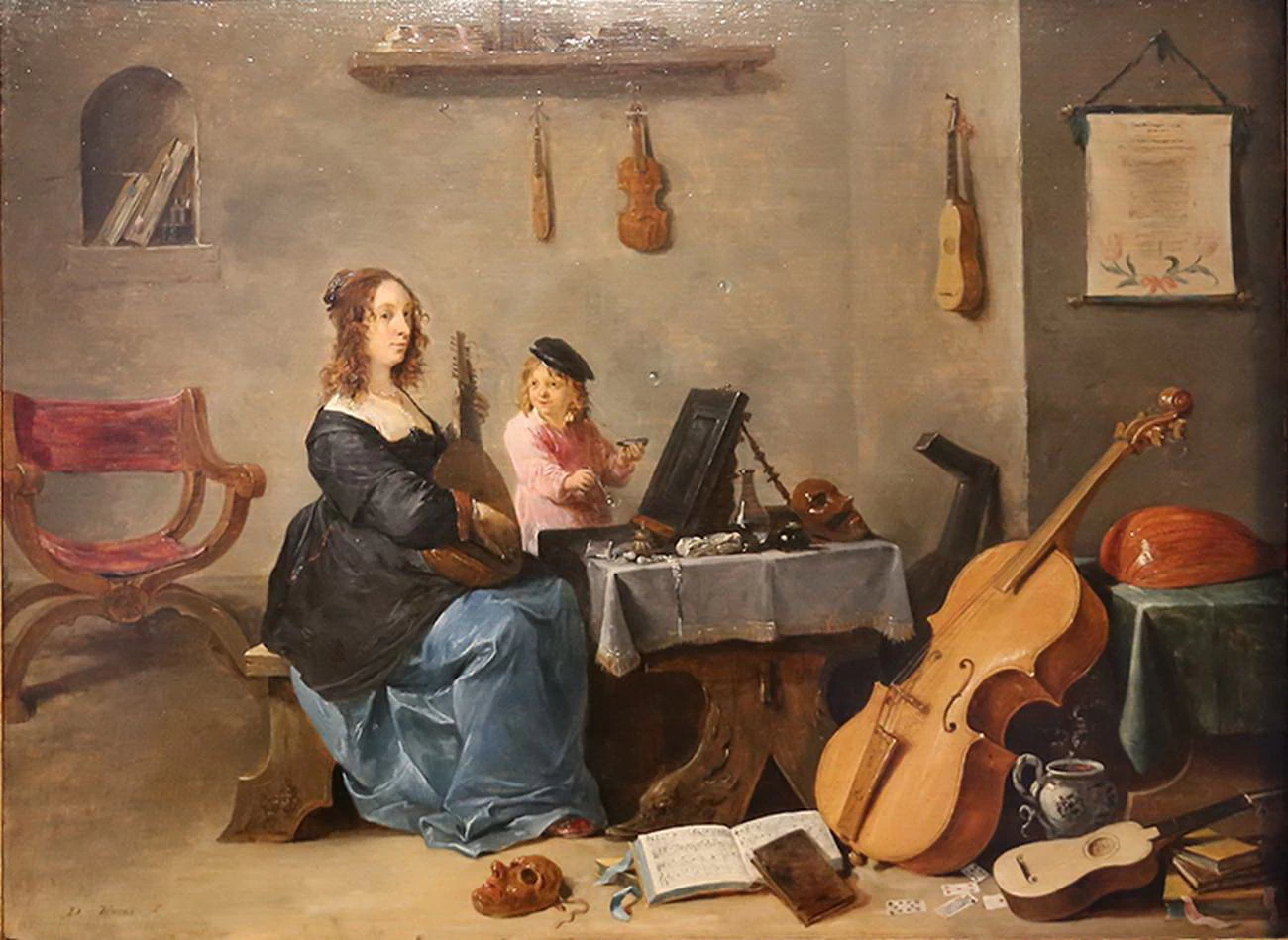 Ritratto di Anna Brueghel e suo figlio David - Galleria Sabauda, Torino